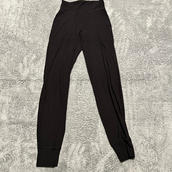 Lululemon Pants Womens 2 Jogger Black Align High-Rise W5DH6S Hulu Pockets - Picture 1 of 8